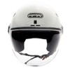 MMG Helmets Open Face Pilot Style Integrated Flip Up Visor