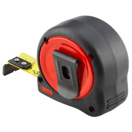 SOLA Protect M Magnetic Tape Measure 5 m / 25 mm Robust Roll Tape Measure with Belt Clip Steel Tape Yellow with mm Scale Accuracy Class II Roll Meter with Movable End Hook Length 5 m / 25 mm