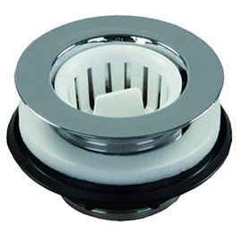 JR Products 95035 Strainer with Threaded Basket - Chrome