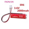 5Pcs Battery for Maxell ER6/3.6V 2000mAh OTC Robot PLC Li-Battery