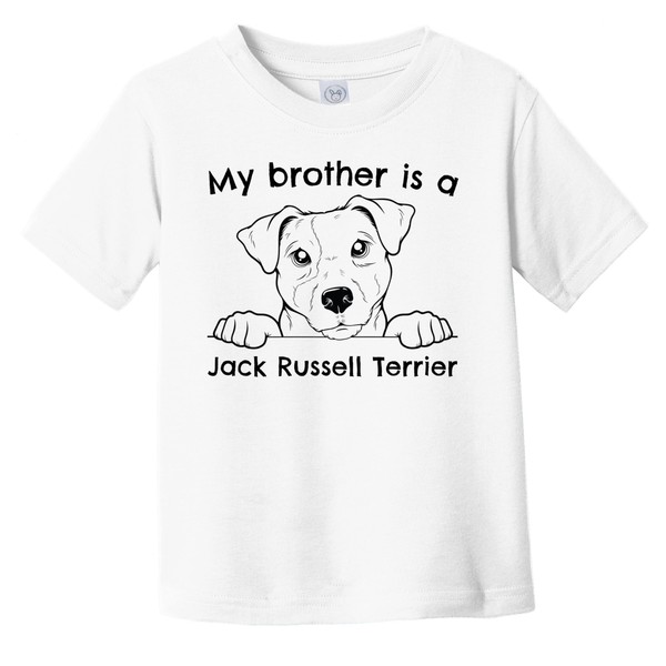 My Brother is A Jack Russell Terrier Cute Infant Toddler