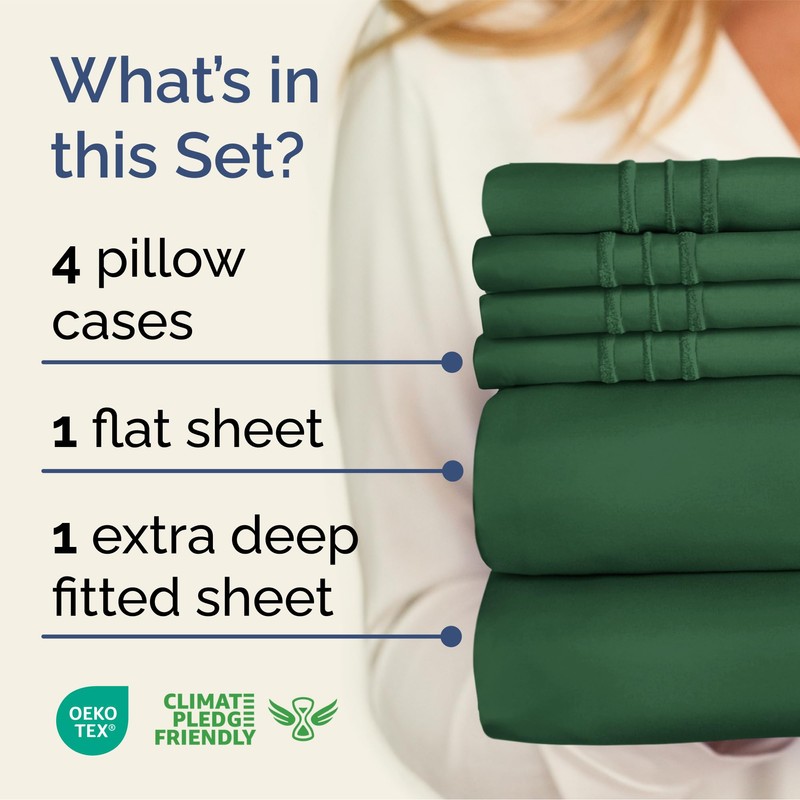 CGK Unlimited Extra Deep Cal King Sheet Set - 6