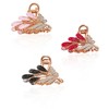 Women's Elegant Hair Claw Clip Crystal Flower Metal Butterfly 3
