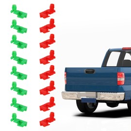 8 Pairs Tailgate Handle Rod Clip, Nylon Car Door Lock Rod Clip Left & Right Replacement Tailgate Retainer Clamp for Chevy Silverado 1999-2007 GMC Sierra 88981030 88981031