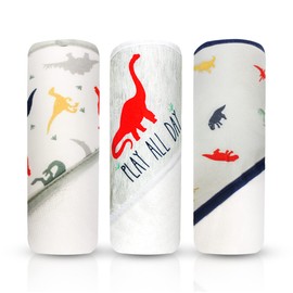 MODERN BABY 3 Pack Hooded Baby Bath Towel Set for Newborns Infants & Toddlers, Boys & Girls Baby Hooded Towels