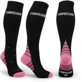 Ricktorious Compression Socks 20-30 mmHg for Men & Women – Graduated Knee-High Support for Travel, Sports, Varicose Veins, Edema, Circulation, & Recovery – Breathable, Comfortable, Moisture-Wicking