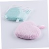 FOMIYES 2sets Luxurious Makeup Removal Pads Heart Shape Facial Cleaning