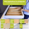 Homemaid Living Bamboo Drawer Organizer Adjustable and Expandable - Ideal