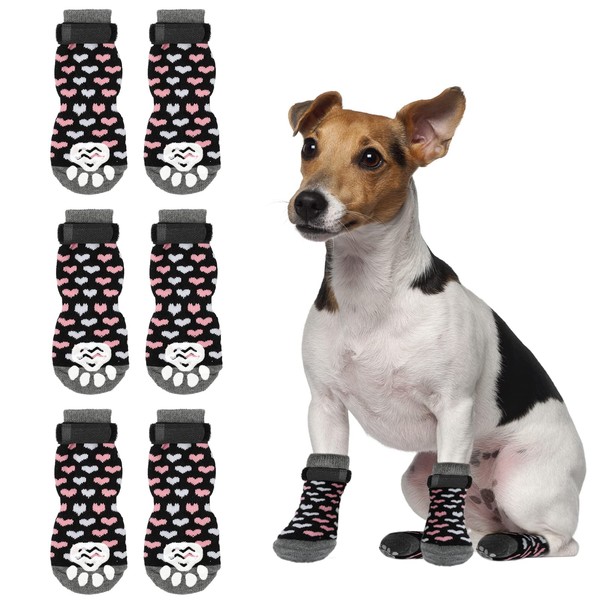 Rypet Anti Slip Dog Socks 3 Pairs - Dog Grip
