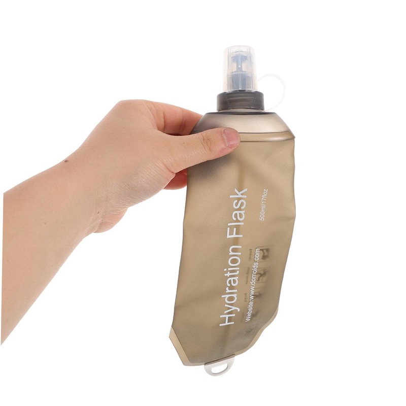 NOLITOY Lightweight Collapsible Tpu Soft Water Bottle for Runners Leakproof