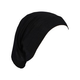 AREESHA Tube Bonnet Under Hijab Cap Stretchable Underscarf Inner Under scarves Muslim Islamic Turban Head wraps Women (Black)