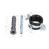 KOTARBAU® Set of 10 Pipe Clamps 3/8 Inch with Rubber