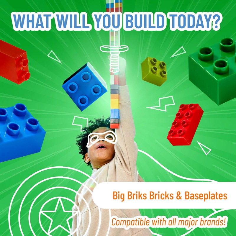 Strictly Briks Toy Large Building Blocks for Kids and Toddlers,