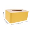 Alipis Pp Wood Desktop Tissue Box Napkin Storage Modern Design