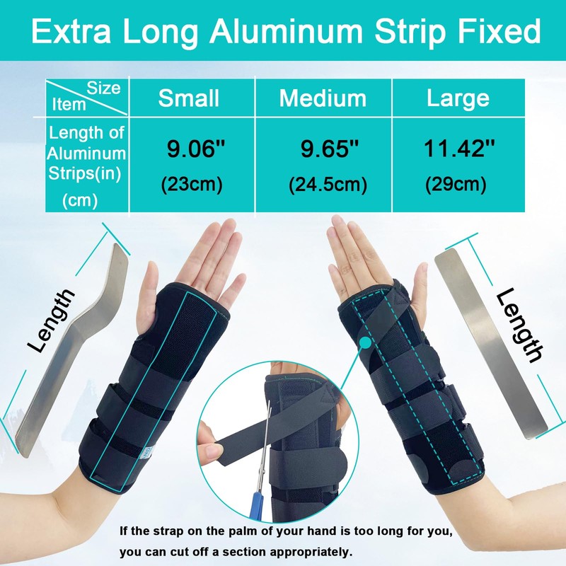 TANDCF Unisex Forearm and Wrist Support Splint Brace Double Fixation