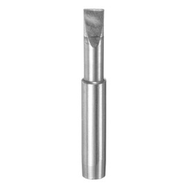 HARFINGTON Soldering Iron Tips 900M-T-S3 Flat Edge 5.3mm Chisel Width Nickel-Plated Solder Welding Replacement Tip for Electrical Solder Station, Silver Tone