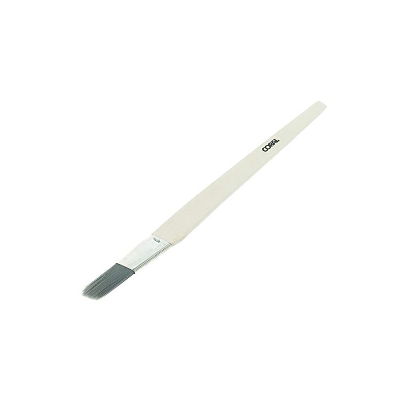 Coral 33473 Precision Angled Brush with Easy Clean Platinum Fiber