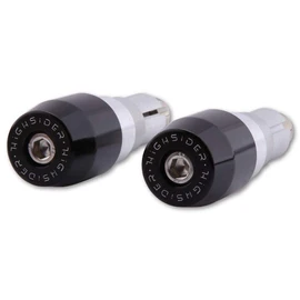Highsider Motorcycle Handlebar Handlebar Weights Evo, Black, with inner diameter 12 – 21 mm – PAIR. Can also be used to