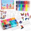 VynyQoo Bügelperlen Set, 8200 Stück 5 mm Bügelperlen in 48
