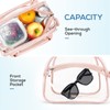 TOURIT Stadium Approved Clear Lunch Bag Transparent Bag with Adjustable