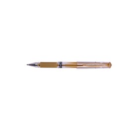 uni-ball 153486323 1 mm UM-153 Signo Broad Metallic Rollerball Pen with Super Ink - Gold