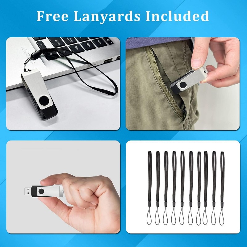 Wooolken Memoria USB de 2 GB, USB Paquete de 50