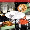 4 Pcs Deep Fry Thermometer with Pot Clip 12'' Long