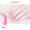 Nail Extension Gel Kit Beautiful Elegant Mild Glitter Decoration Poly