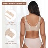 Xcutting Jacquard Underwear Pull Up Bras for Women No Underwire