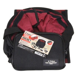 E-Value Tool Bucket, W10.6 x H9.8 x D10.6 inches (270 x 250 x 270 mm), Black