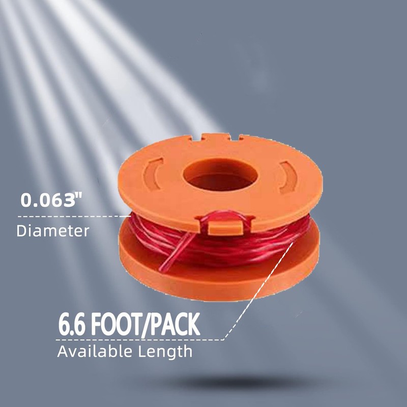 husippend 6Pieces Strimmer Wire Replacement Spool Strimmer Trimmer, Strimmer Spool,Trimmer
