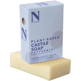 Dr. Natural Jabón de Castilla en Barra Natural y Orgánico Corporal y Facial Hidratante, Vegano, Sin Sulfatos y Parabenos Hecho de Plantas Aceite de Oliva y Coco, Manteca de Karité, Romero (Hierbabuena)