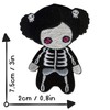 Freak Scene Skeleton Girl Patch