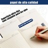 2 Cuadernos A5 Tapa Dura De Piel, 360 Páginas +
