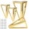 Opfiue 6 inch Heavy Duty Metal Furniture Sofa Legs, Sturdy