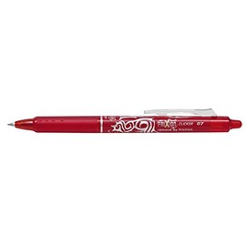 Pilot Clicker 0.7mm Tip Erasable Ink Gel Pen Tattoo Design Red Ink (Each)