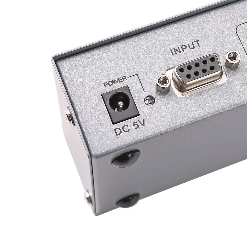 RS232 Splitter, DTECH 4 Port Serial Expansion Box 1x4 COM