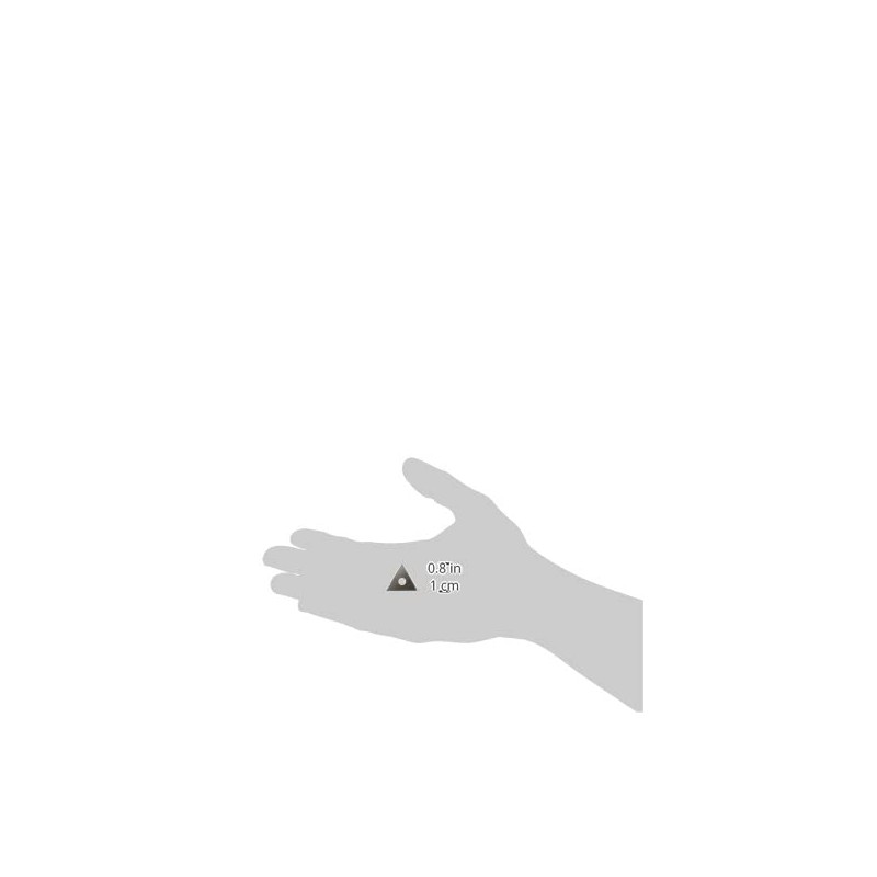 Bahco 449 L-Inch Triple-Edge Triangle Scraper Blade, 1", Silver
