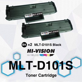 HI-Vision Compatible Replacement for MLT-D101S for use with SCX-3405F SCX-3405W SCX-3405FW ML-2165W ML-2160 ML-2161 ML-2166w SCX-3400F SCX-3400FW Printer (Black)