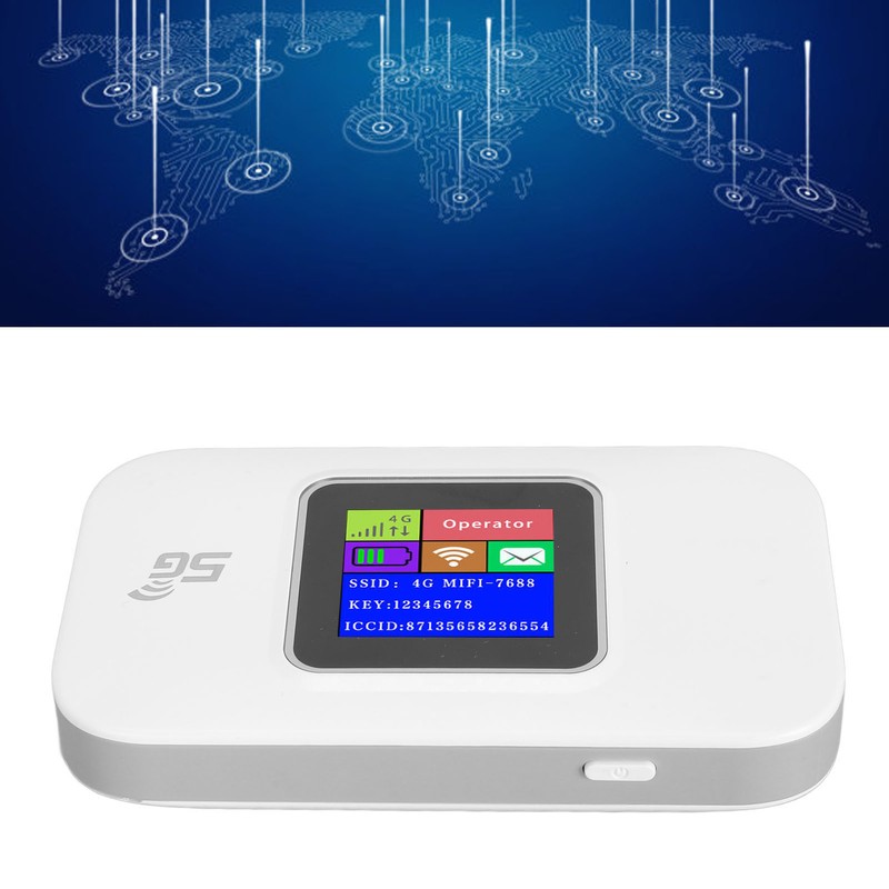 4G LTE Portable WiFi Wireless Router USB Powered LCD Display