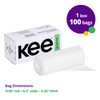 KEE-SEAL Disposable Pastry Bags, Piping Bag with Grip Tight Outer