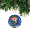 Baker Ross AX478 Christmas Baubles for Colouring Craft Set for