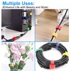 California JOS 60 PCS 6 Inches Reusable Cable Ties, Wire