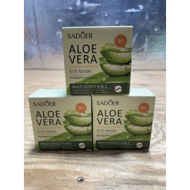 SADOER Aloe Vera Collagen Soothing Eye Mask Anti-Wrinkle 80g 3PACK