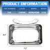 3162 Curved License Plate Holder Frame Fits 1991-2010 Select Harley