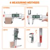 Digital Caliper, HARDELL Caliper Measuring Tool 8 Inch/200mm, 0.001" High-Precision