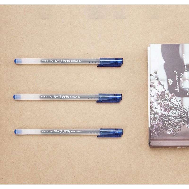 czxwyst 8761 Basic Liner Gel Ink Pens 0.5mm Fine Point