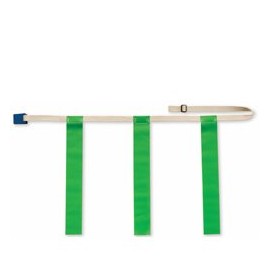 TRIPLE THREAT Flag Football Belt, Green, Small (EACH)