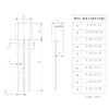 HeyNana NPN 2N2222 Transistor 600mA 40V TO-92 Pack of 50