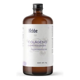 Colgeno Hidrolizado Lquido Hebbe Cosmetics 1kg Rejuvenecedor Piel Cabello                                                                             